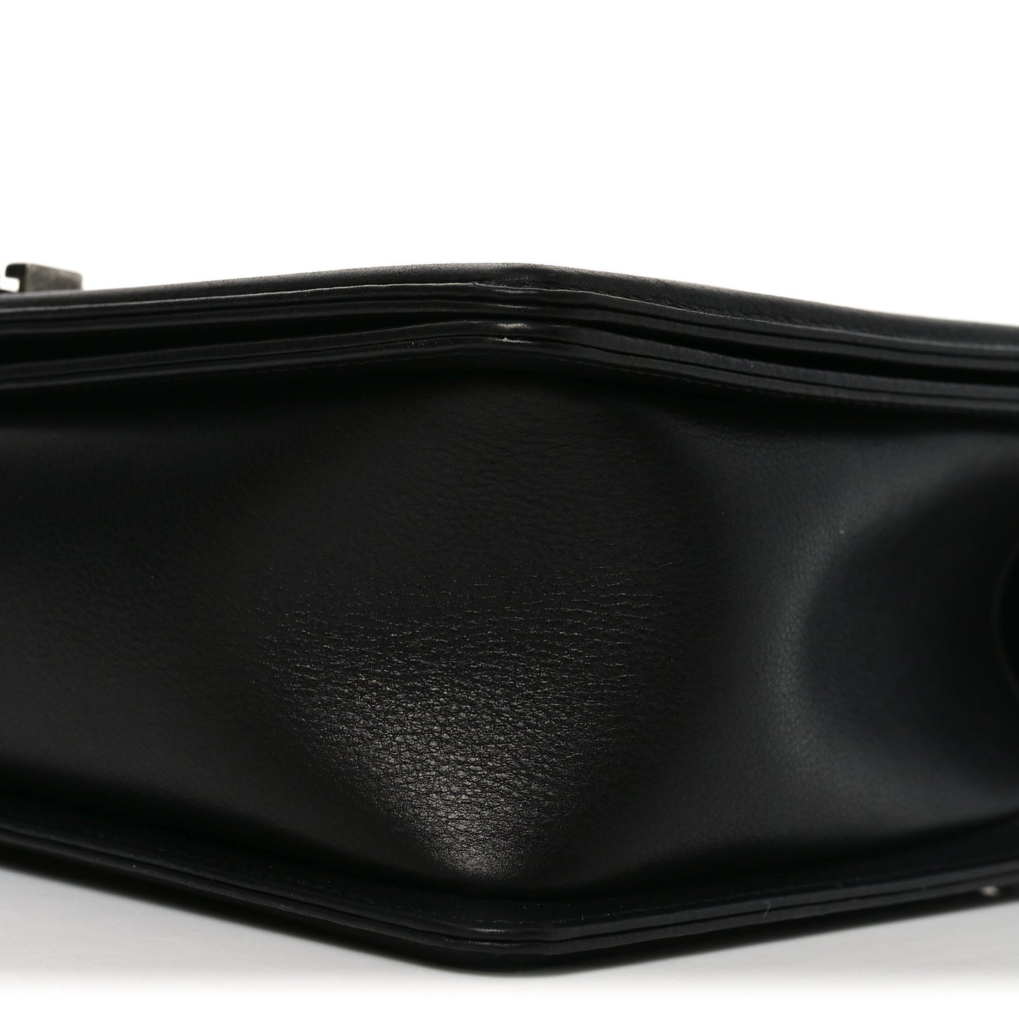 Calfskin Quilted New Medium Boy Flap Black