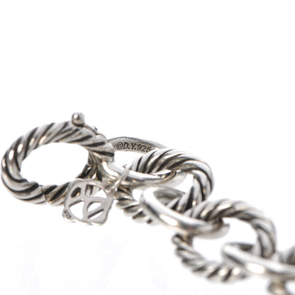 David Yurman Sterling Silver 12mm Large Oval Link Bracelet 3 of 4