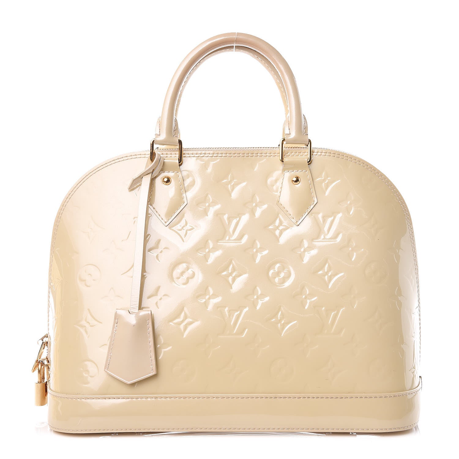 Louis Vuitton Vernis Alma PM Blanc Corail 1 of 15