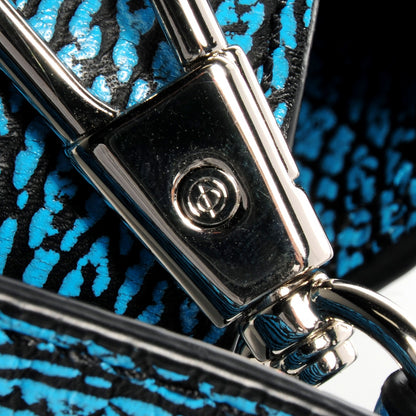 3.1 Phillip Lim 3.1 Shark Embossed Leather Medium Pashli Satchel Turquoise 11 of 11