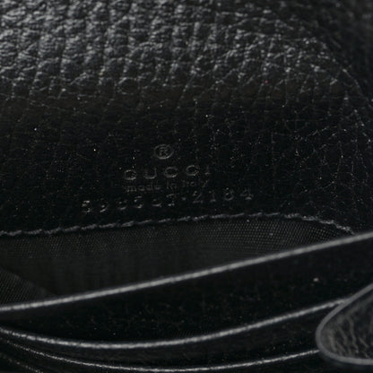 Gucci Dollar Calfskin GG Supreme Monogram Medium GG Marmont Wallet Black Beige Ebony 6 of 9