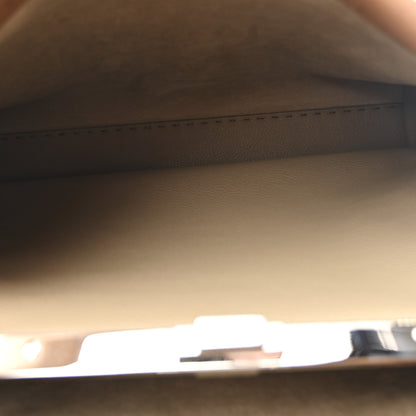 Fendi Cuoio Romano Selleria Bi-Color Large Peekaboo Iconic Satchel  Mou Deserto 6 of 11