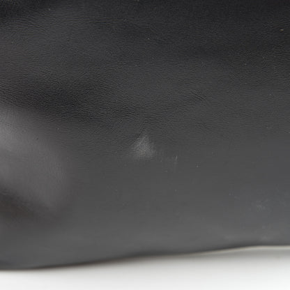 Saint Laurent Smooth Calfskin Letters Fold-Over Clutch Black 10 of 11