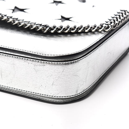 Stella McCartney Metallic Alter Nappa Medium Star Falabella Box Shoulder Bag Silver 12 of 16