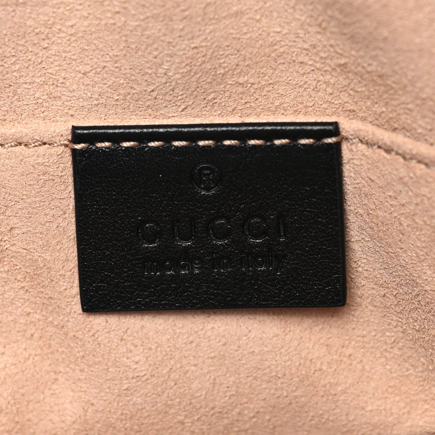 Gucci Calfskin Matelasse GG Marmont Belt Bag 85 34 Black 12 of 15