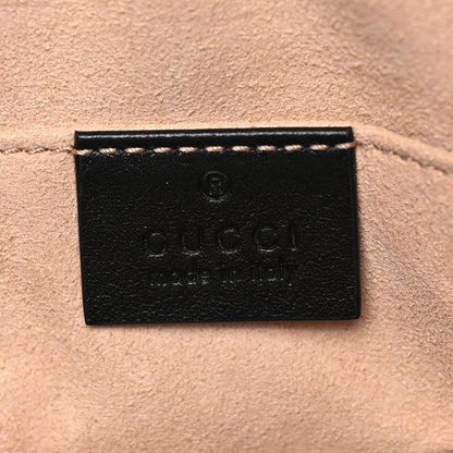 Gucci Calfskin Matelasse GG Marmont Belt Bag 85 34 Black 12 of 15