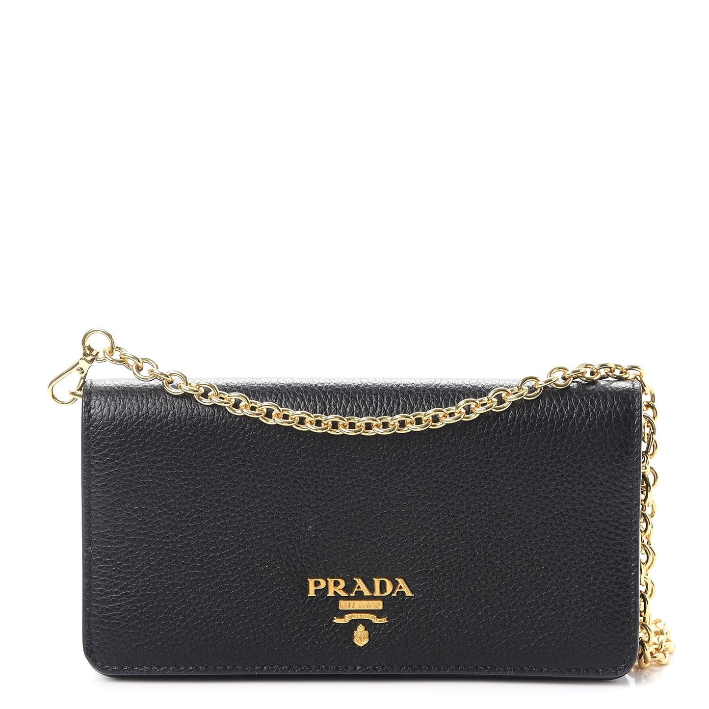 Vitello Daino Mini Chain Bag Nero Black