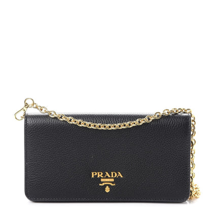 Prada Vitello Daino Mini Chain Bag Nero Black 1 of 11