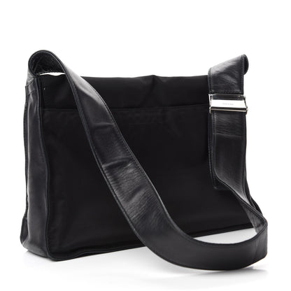 Prada Nylon Tessuto Messenger Bag Black 3 of 10