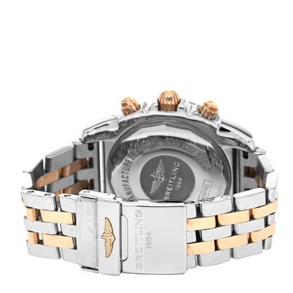 Breitling Stainless Steel 18K Yellow Gold 44mm Chronomat Automatic Watch Black IB0110 3 of 5