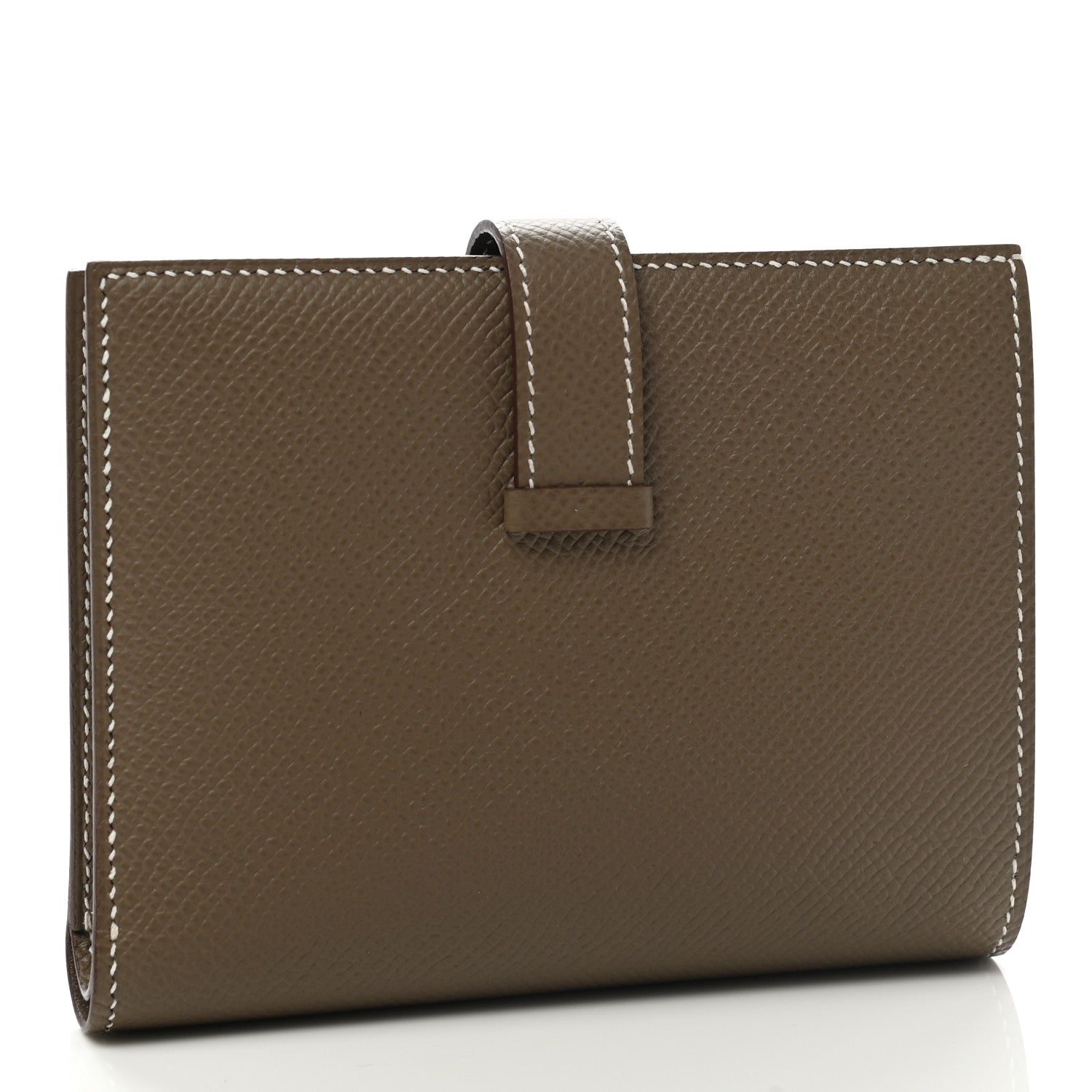 Hermes Epsom Bearn Compact Wallet Etoupe 3 of 8