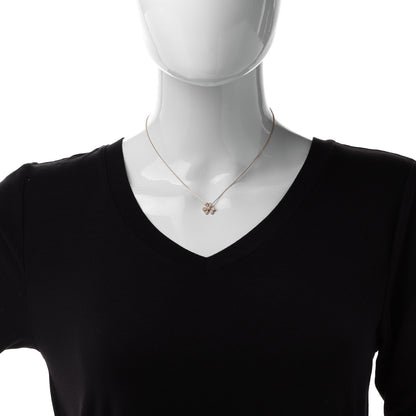Van Cleef & Arpels 18K Yellow Gold Diamond Mini Frivole Pendant Pave Necklace 2 of 7