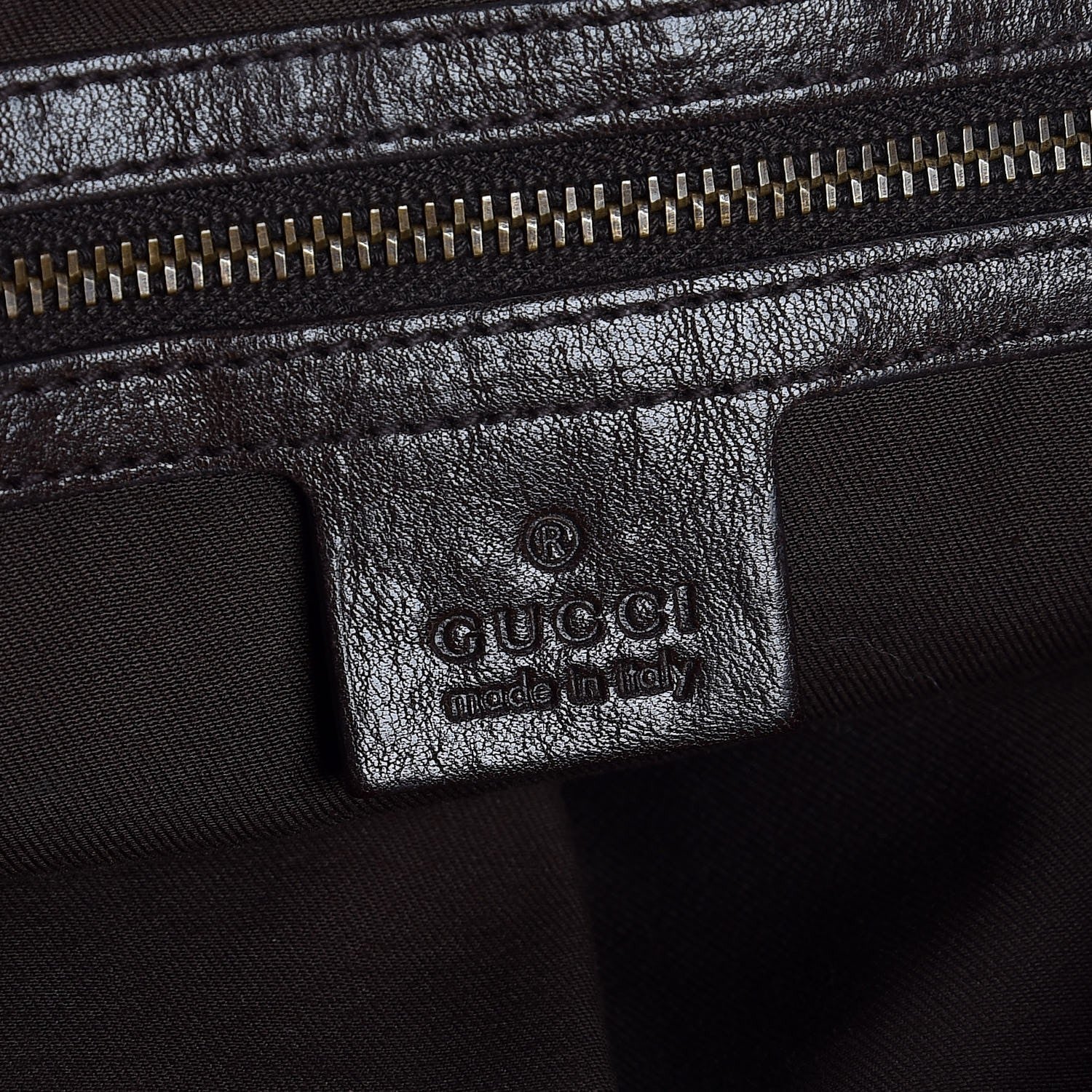 Gucci Monogram Medium Interlocking Icon Tote Dark Brown 6 of 14