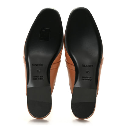 Hermes Goatskin Oz Mules 37 Rose Aube 5 of 8