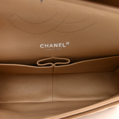 Chanel Caviar Quilted Jumbo Double Flap Light Beige 5 of 10