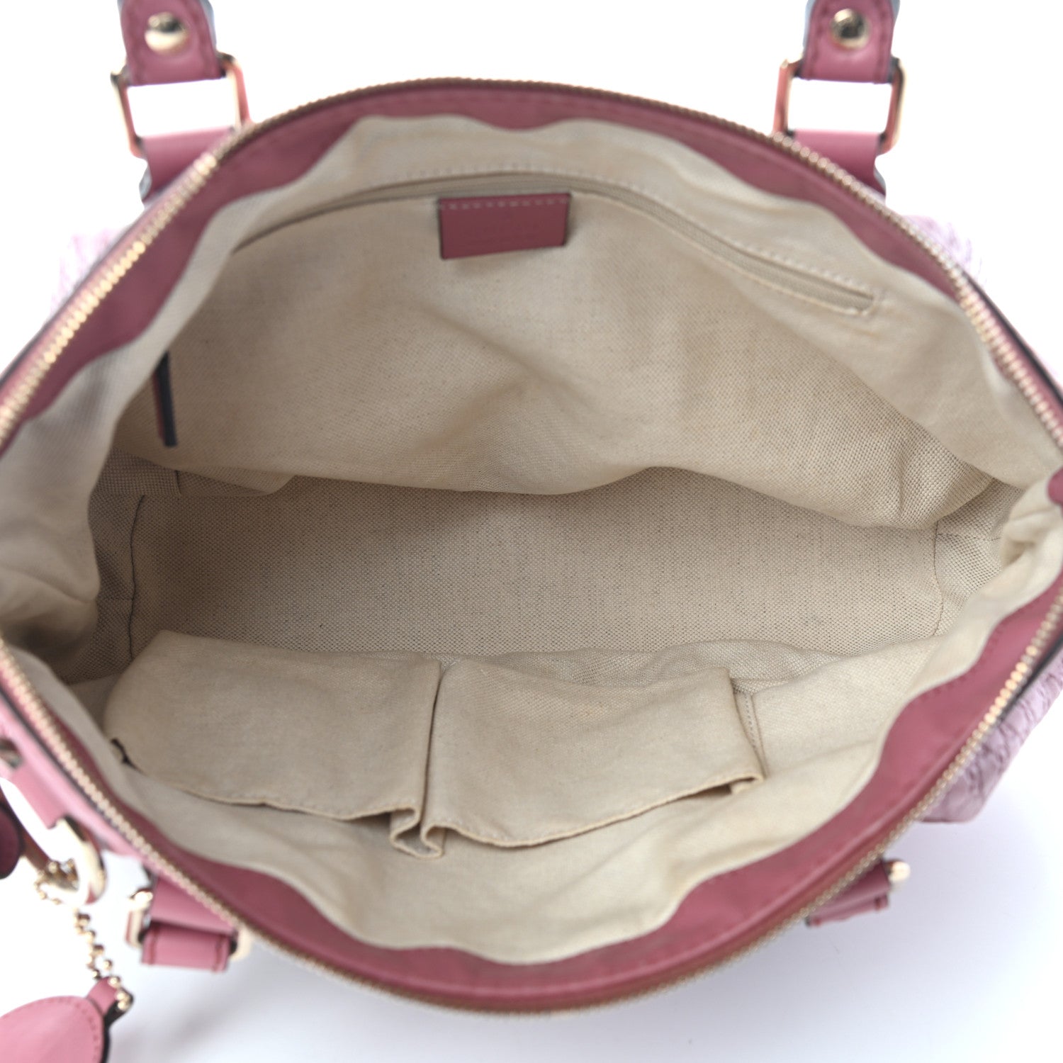 Gucci Microguccissima Medium Sukey Top Handle Bag Vintage Rose 5 of 9
