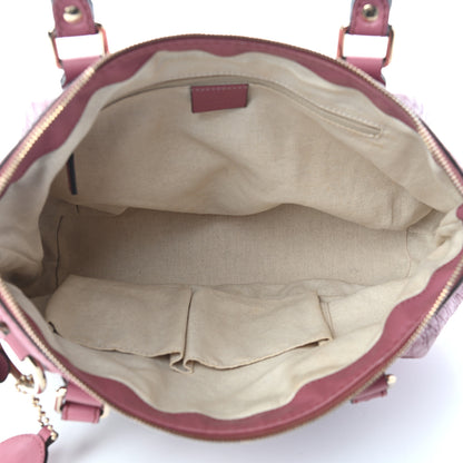 Gucci Microguccissima Medium Sukey Top Handle Bag Vintage Rose 5 of 9