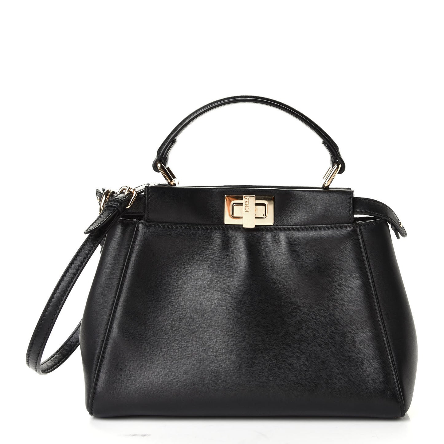 Nappa Mini Peekaboo Iconic Satchel Black