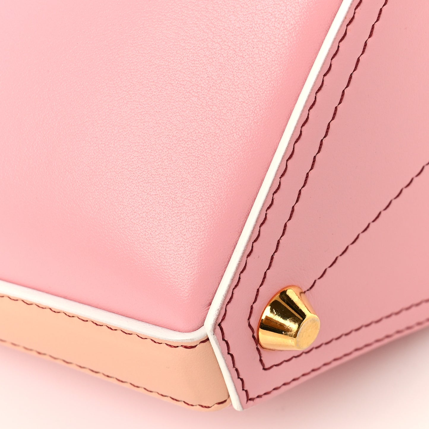 Calfskin Small Bucket Bag Pink