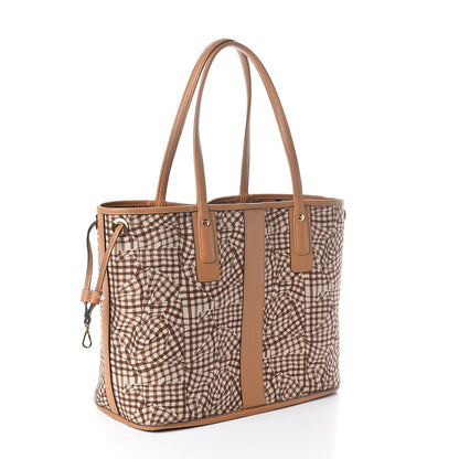 MCM Visetos Medium Liz Reversible Shopper Tote Cognac 7 of 15