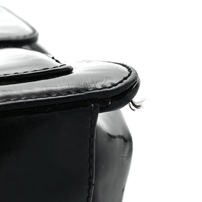 Chanel Glazed Calfskin Single Flap Black 14 of 18