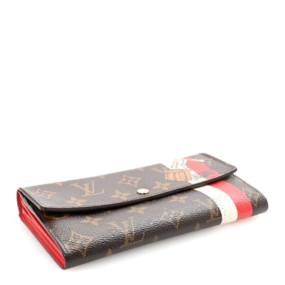 Louis Vuitton Monogram Groom Sarah Wallet Red 4 of 6