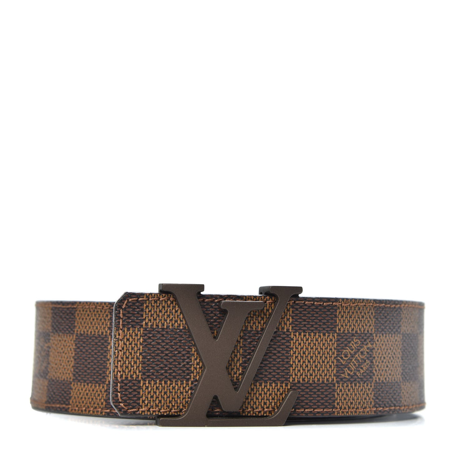 Damier Ebene 40mm LV Initiales Belt 90 36