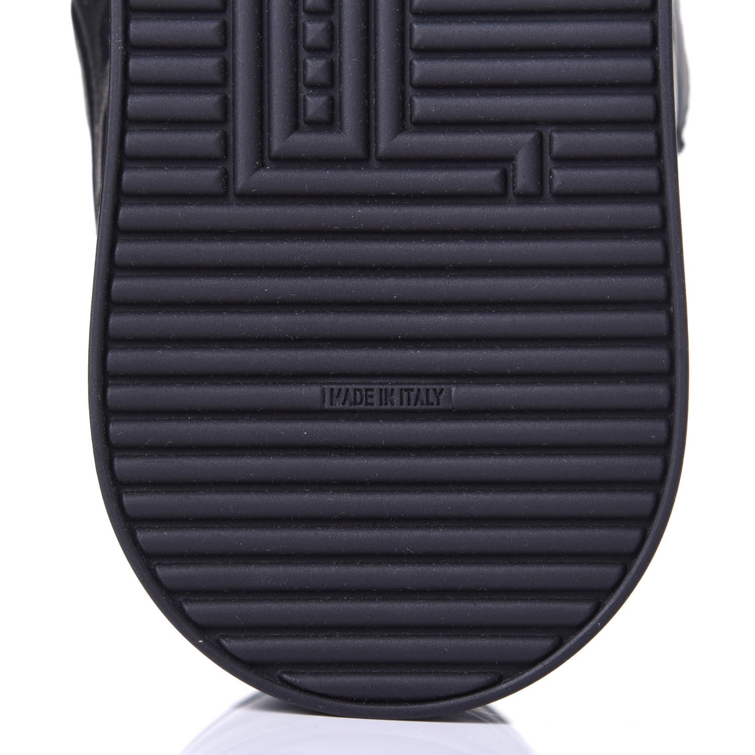 Fendi Nappa Macro FF Embossed High Top Sneakers 37 Black 8 of 11