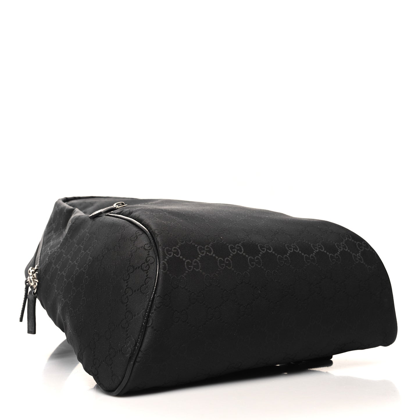 Nylon Monogram Slim Backpack Black