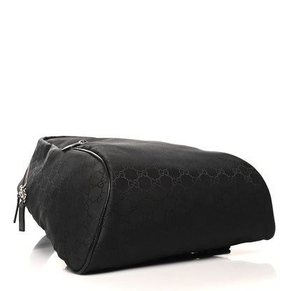 Gucci Nylon Monogram Slim Backpack Black 4 of 10