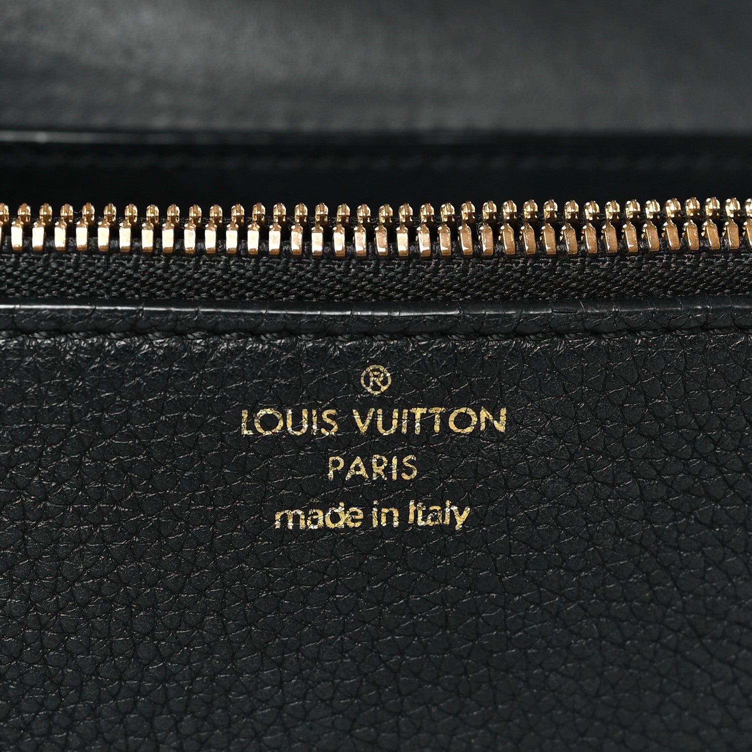 Louis Vuitton Grained Calfskin Vivienne NM Black 6 of 9
