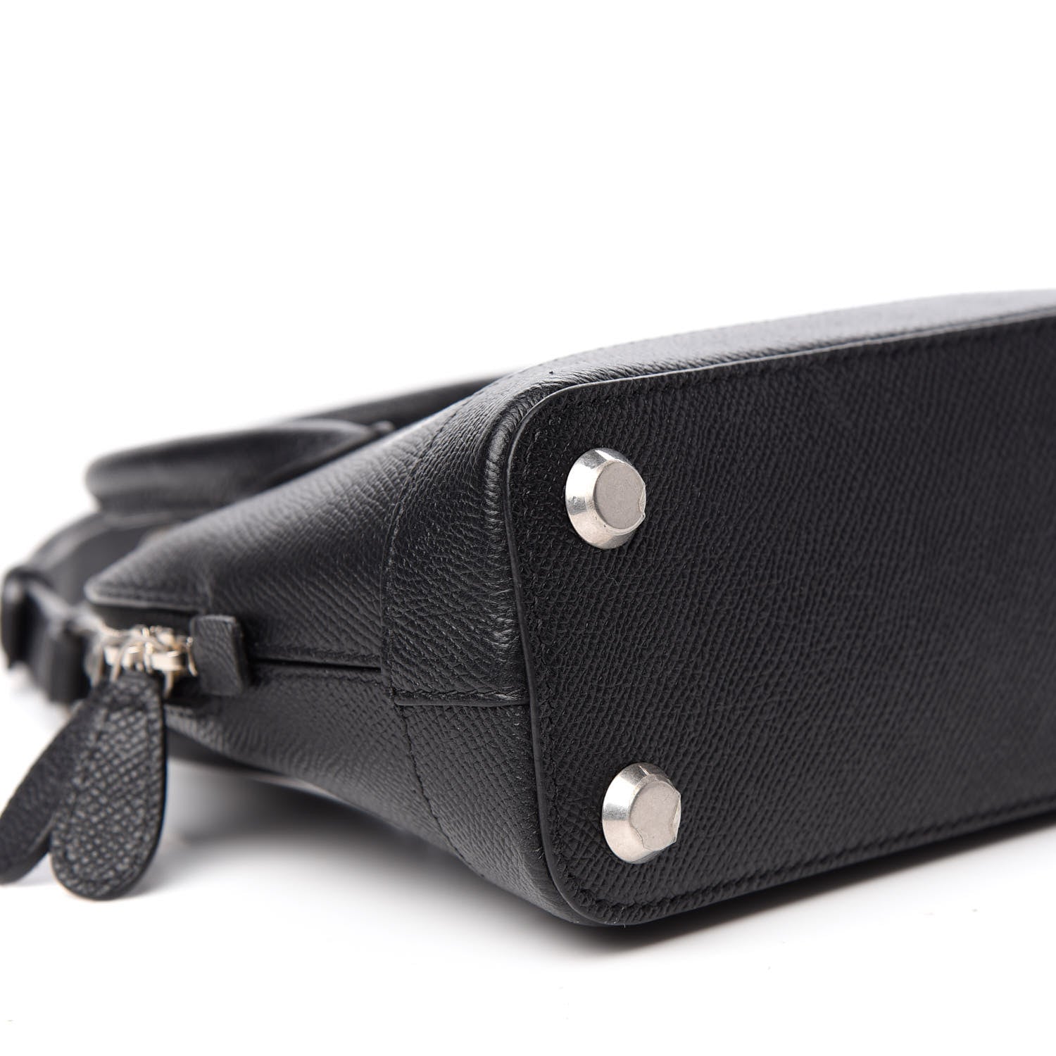 Balenciaga Signature Grained Calfskin XXS Ville Top Handle Bag Black 7 of 8