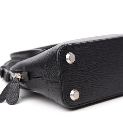 Balenciaga Signature Grained Calfskin XXS Ville Top Handle Bag Black 7 of 8