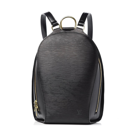 Louis Vuitton Epi Mabillon Backpack Black 1 of 9
