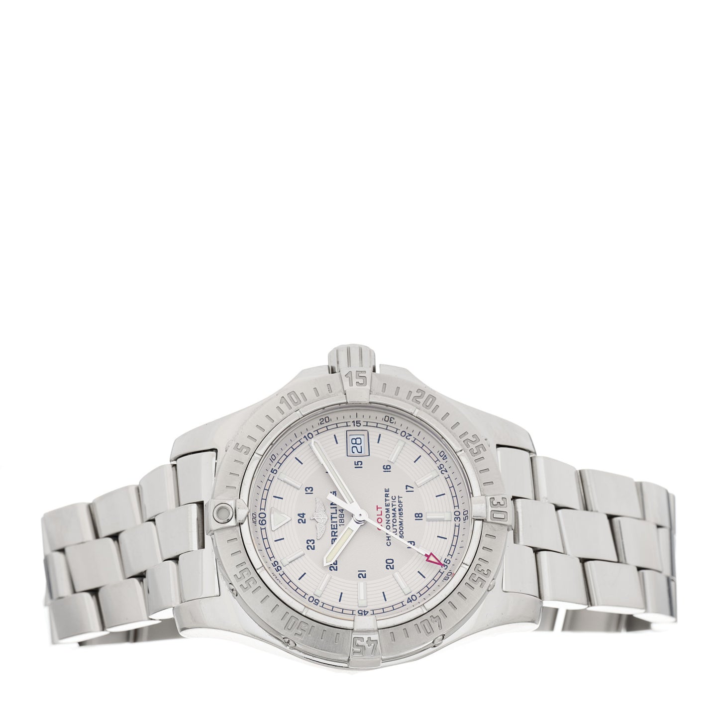 Stainless Steel 41mm Colt Automatic Watch White A17380 White