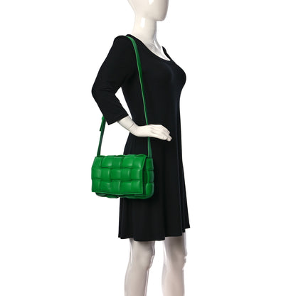 Bottega Veneta Nappa Maxi Intreccio Padded Cassette Crossbody Bag Grass 2 of 10