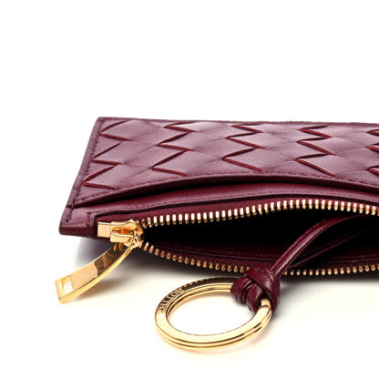 Bottega Veneta Nappa Intrecciato Key Case Bordeaux 4 of 4