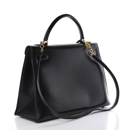 Hermes Box Kelly Sellier 32 Black 3 of 45