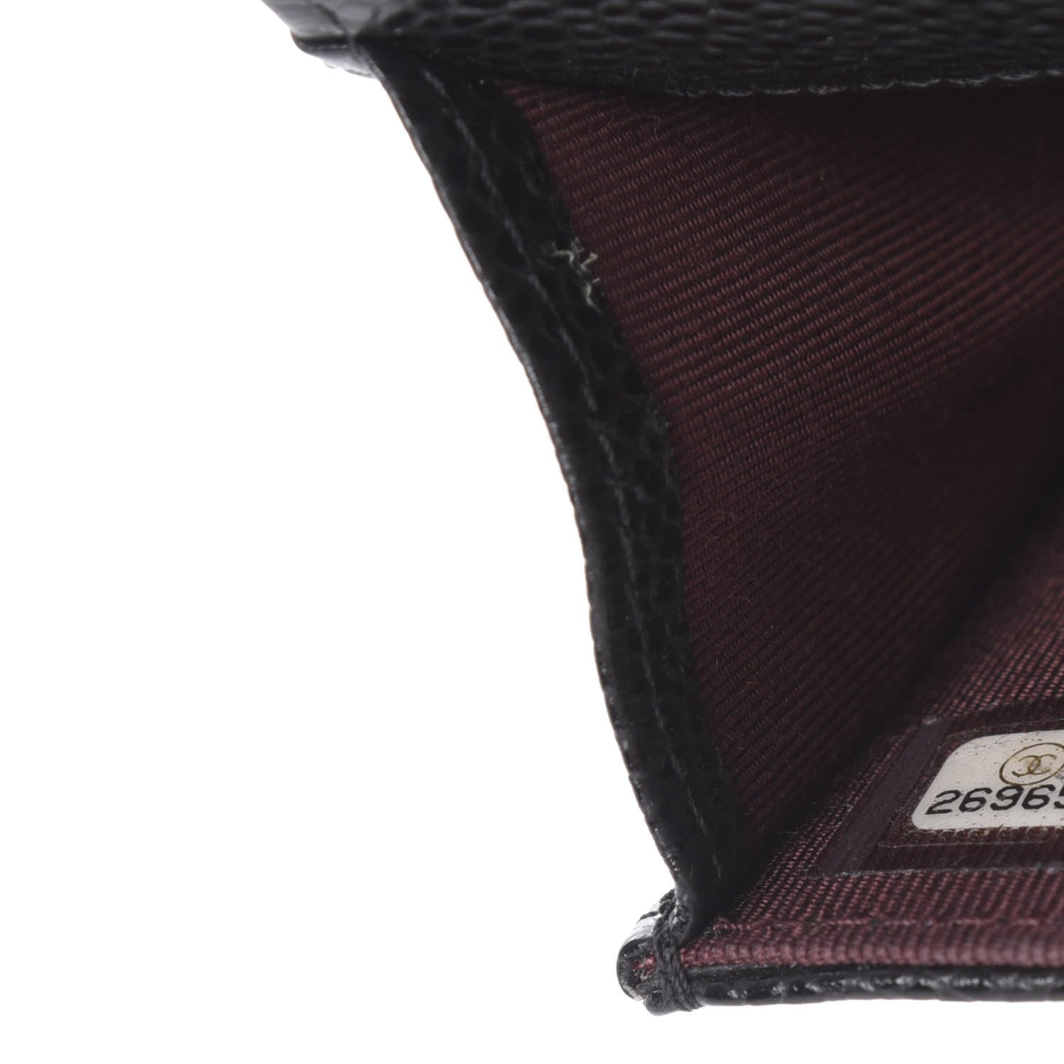 Chanel Caviar Quilted Flap Card Holder Black 10 of 12