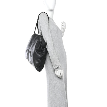 Chanel Lambskin CC Studded Bonbons Tote Black 2 of 10