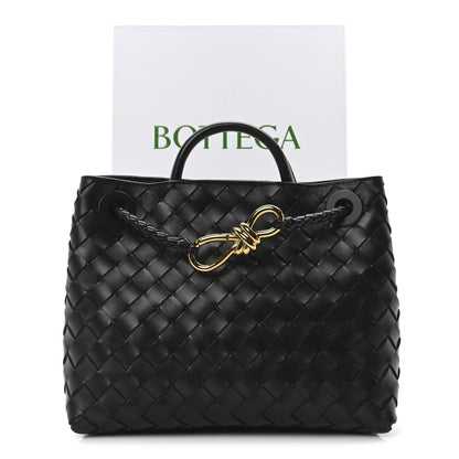 Bottega Veneta Nappa Intrecciato Small Andiamo Shoulder Bag Black 10 of 10