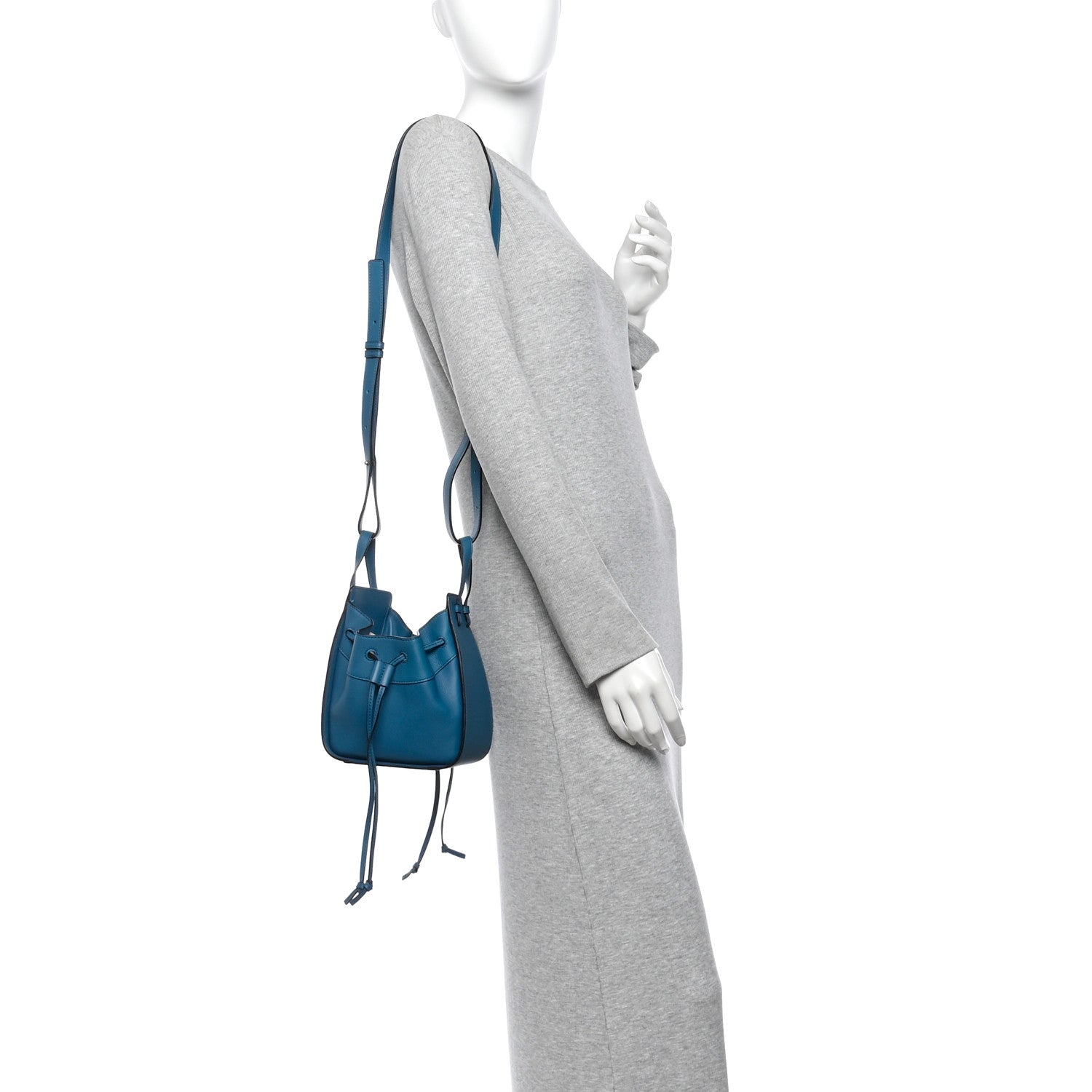 Loewe Calfskin Mini Hammock Shoulder Bag Dark Blue 2 of 10