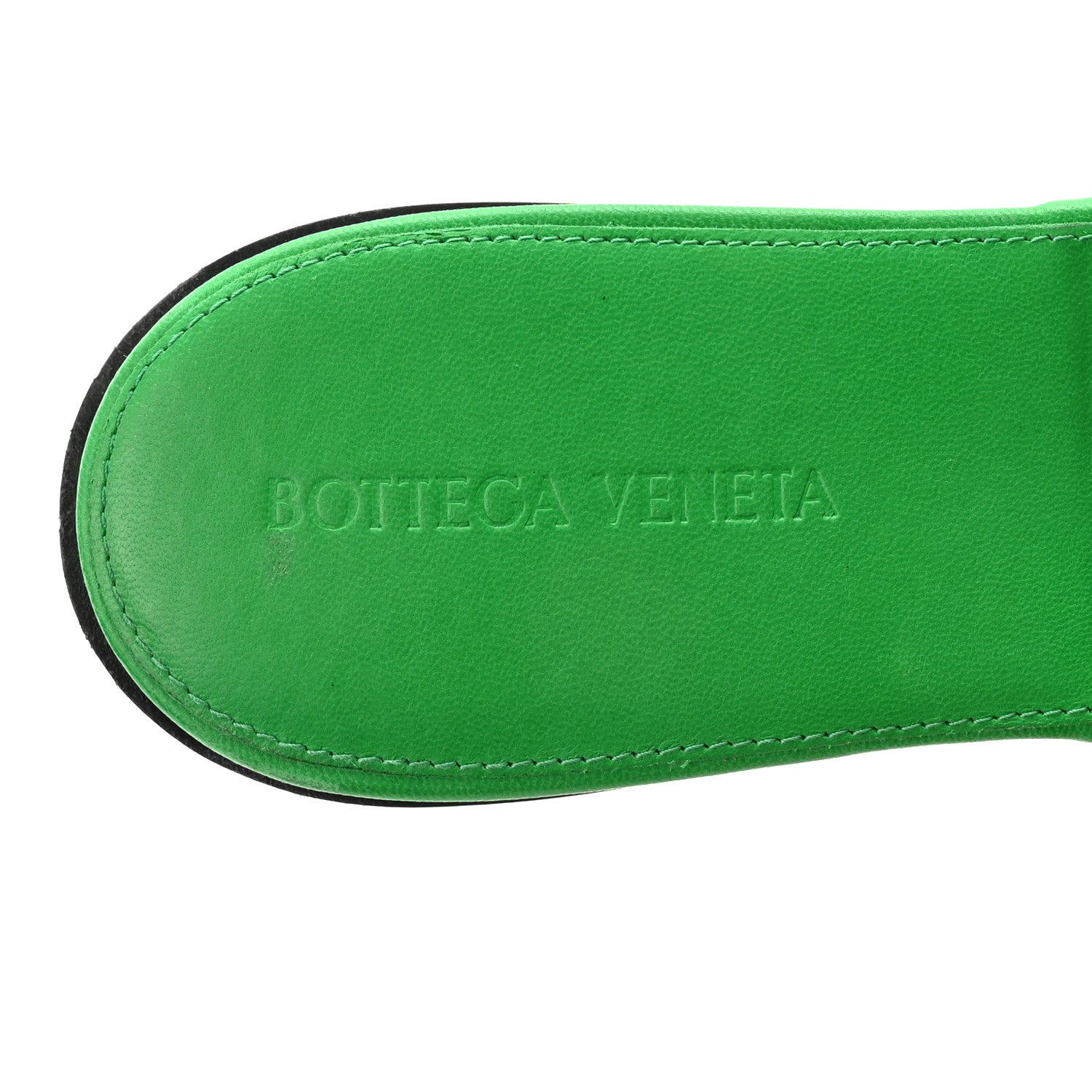 Bottega Veneta Nappa Maxi Intrecciato Lido Flat Sandals 40.5 Grass 8 of 8