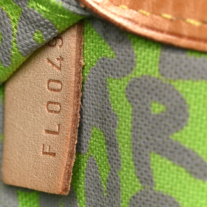 Louis Vuitton Monogram Graffiti Neverfull GM Green 7 of 9