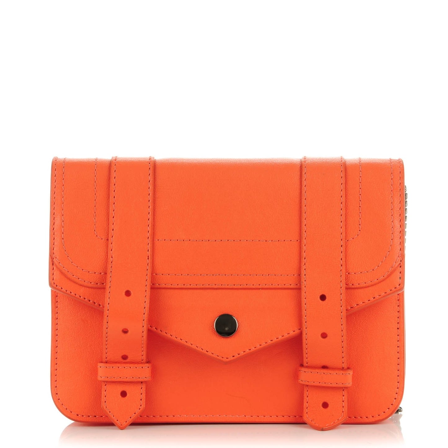 Lambskin PS1 Large Chain Wallet Grapefruit