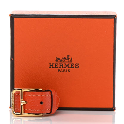 Hermes Chevre Mysore Etriviere Scarf Ring Feu 5 of 5