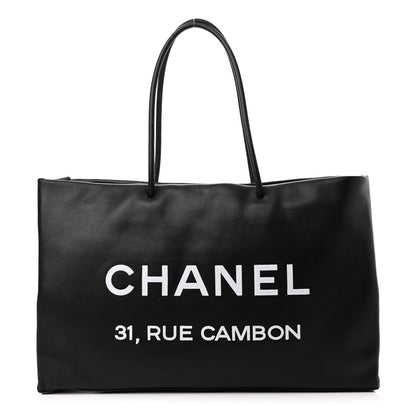 Chanel Calfskin Large Essential 31 Rue Cambon Tote Black 1 of 12