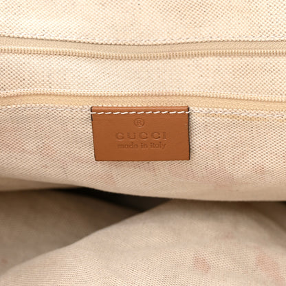 Gucci Denim Monogram Medium Sukey Tote Blue 6 of 19