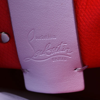 Christian Louboutin Calfskin Empire Spike Studded Mini North South Cabata Tote Lilac Smoke 6 of 9