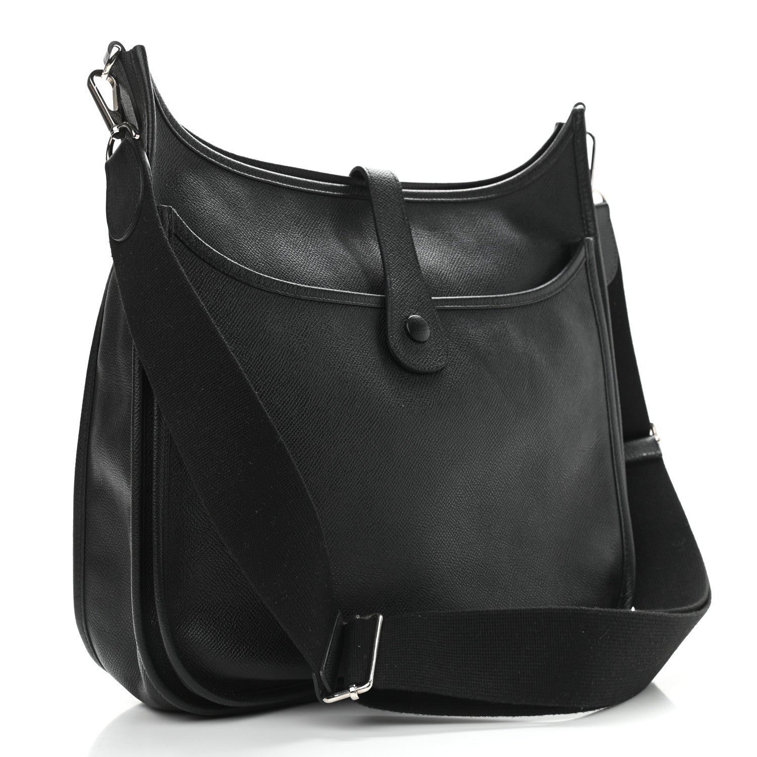 Hermes Soft Epsom Evelyne III GM Black 3 of 9